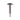 #8-18 x 1 Finishing Screw - Countersunk Chrome