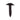 #8 x 3/4 #6 HD Tapping Screw - Countersunk Black