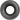 #8 Countersunk Brass Finish Washer BLK Ebonol