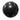 Shiny Black High Dome Decorative Nail